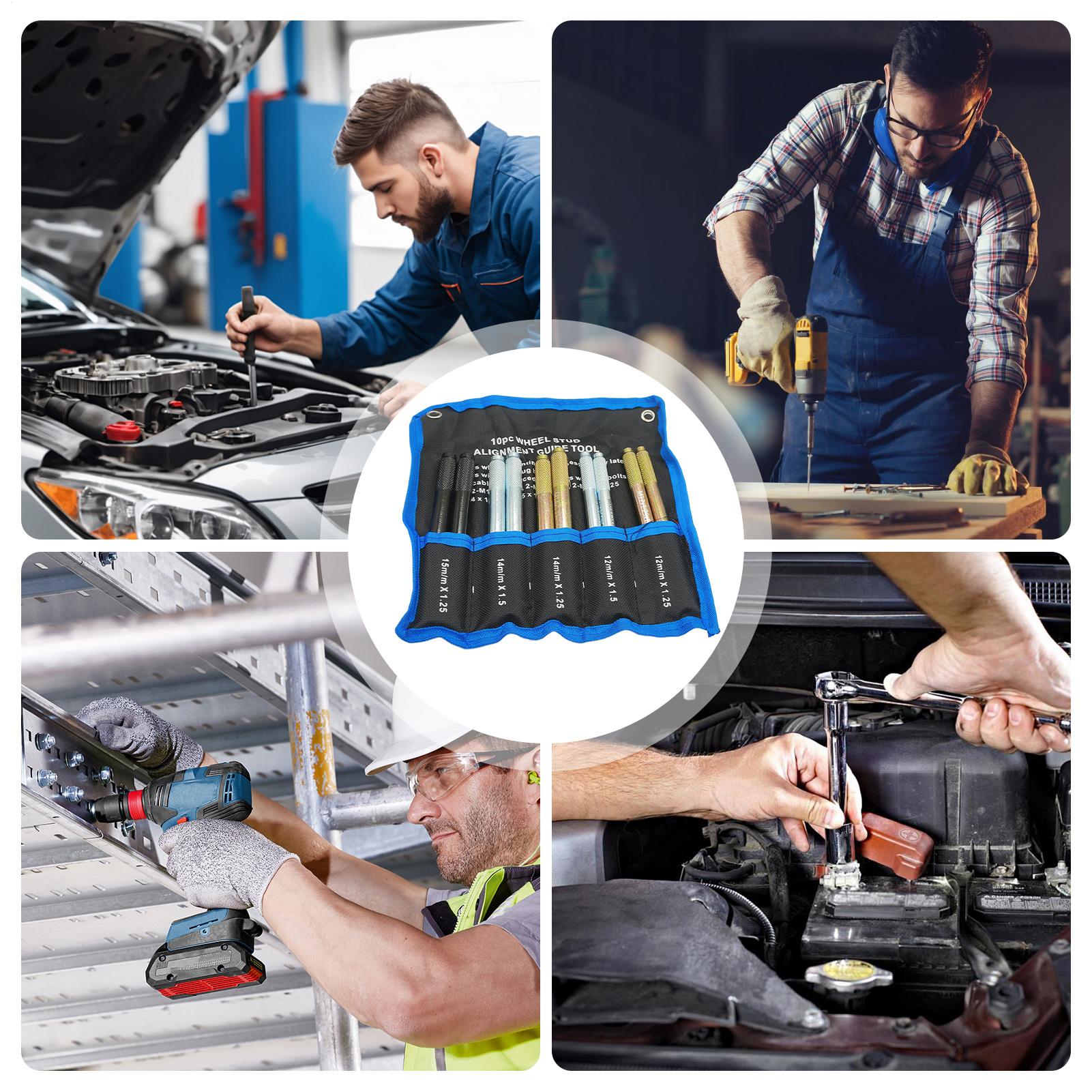 Tools Workshops - 10 Adet Tekerlek Ayar Pimi, Evrensel,