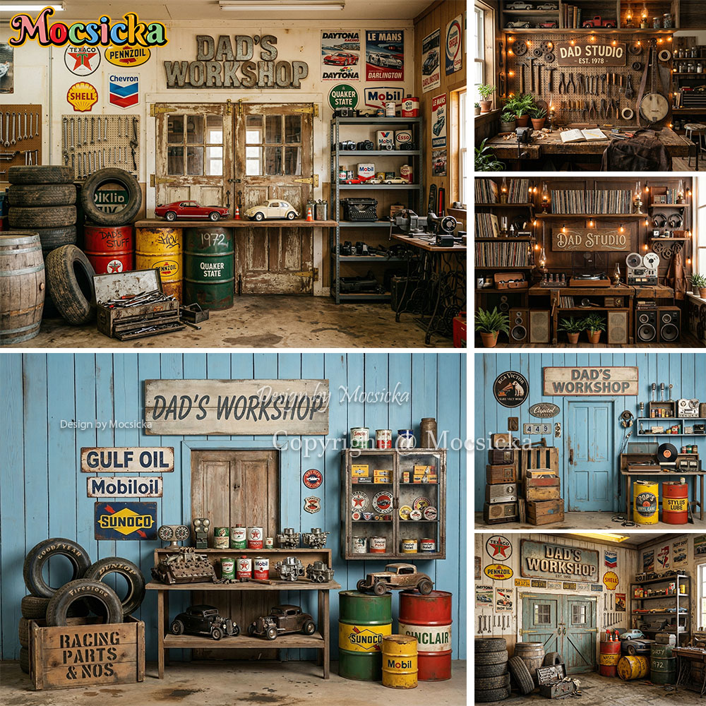 Workshop Tools Background - Mocsicka Baba'nın Atölyesi Fotoğraf Arka Planı