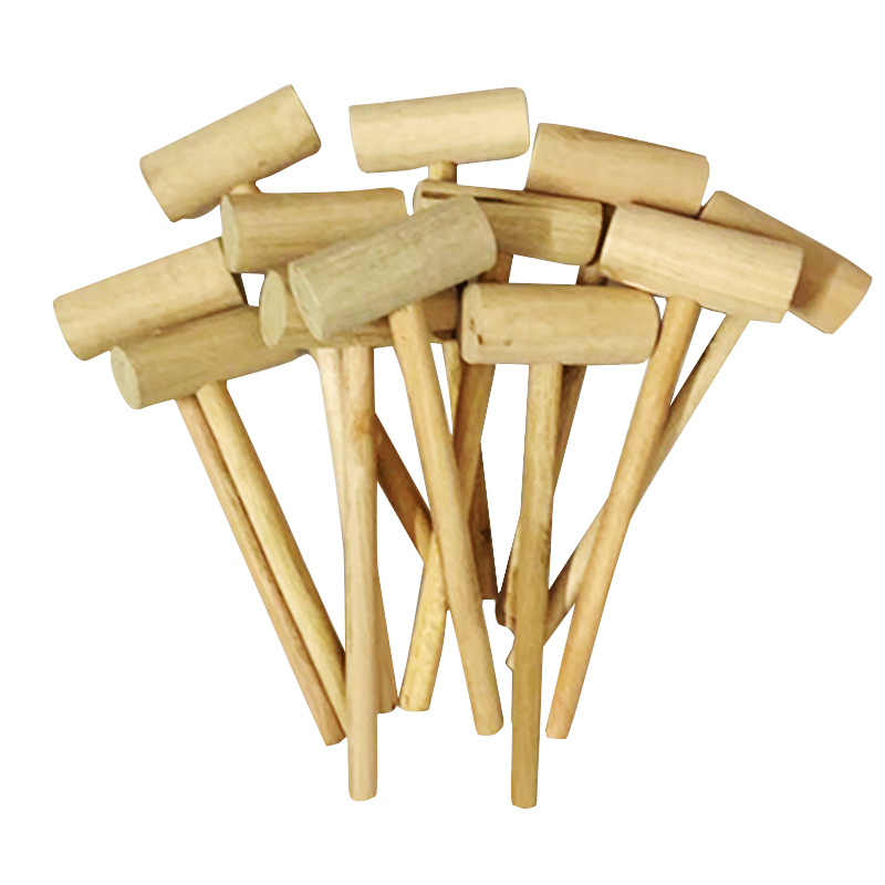 Mallet Wood Carving - Mini Ahşap Çekiç Çocuk Topları Oyuncak