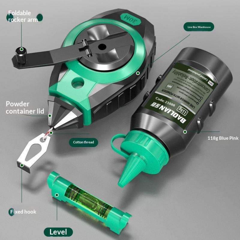 3 adet çizgi çizme aracı tebeş - Marking Tools In Workshop incelemesi ve fiyatı