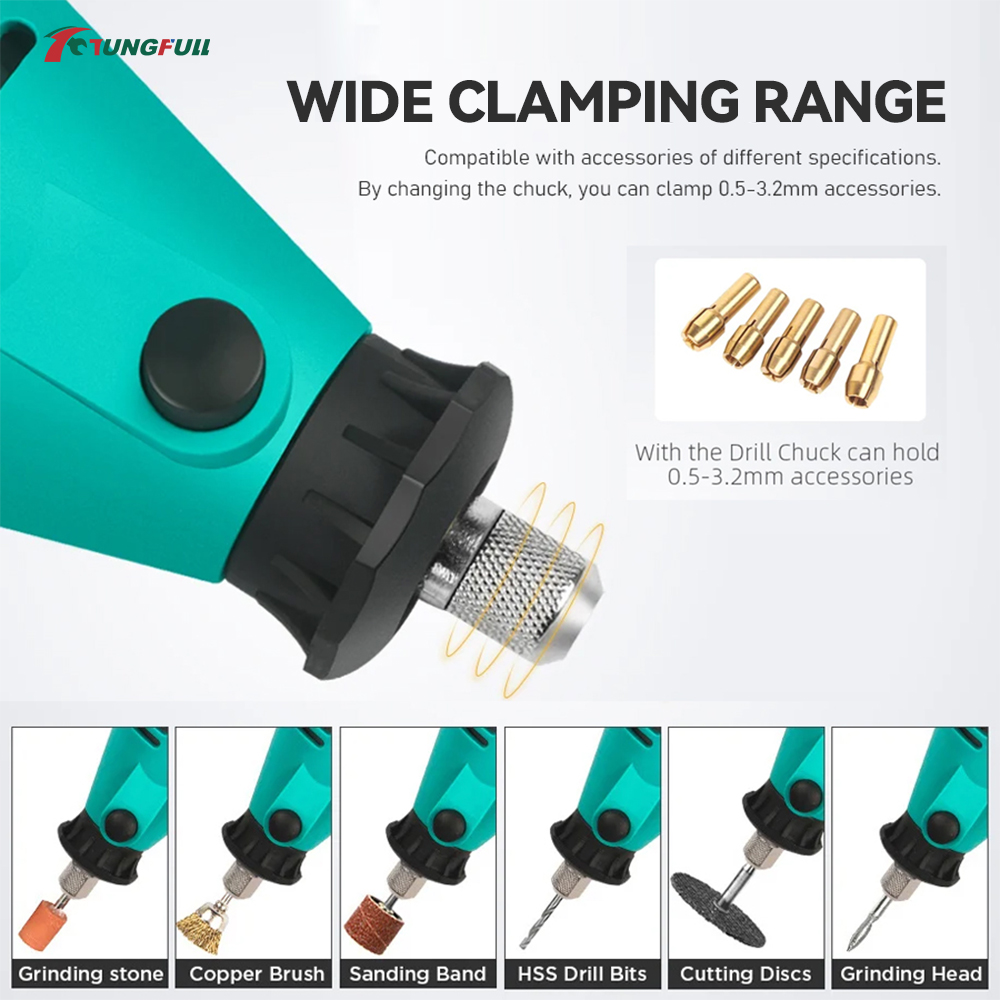 TUNGFULL Mini Elektrikli Taşla - Power Tools For Workshop incelemesi ve fiyatı