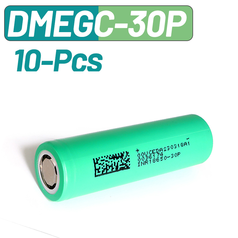 10 adet DMEGC 30P INR18650 300 - Tools Vape incelemesi ve fiyatı