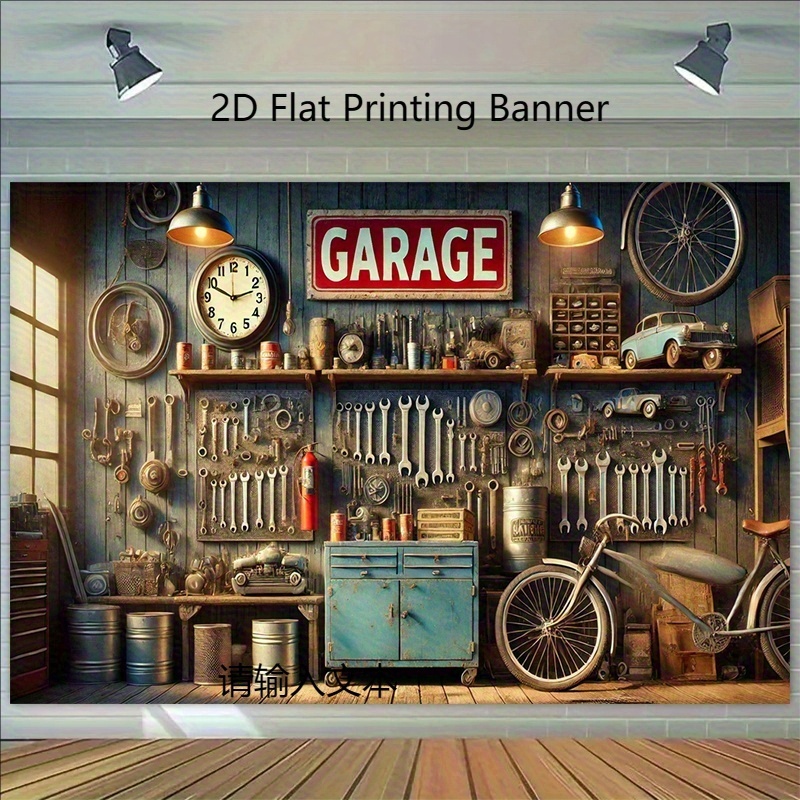 Endüstriyel Garaj Arka Plan Af - Workshop Tools Background incelemesi ve fiyatı